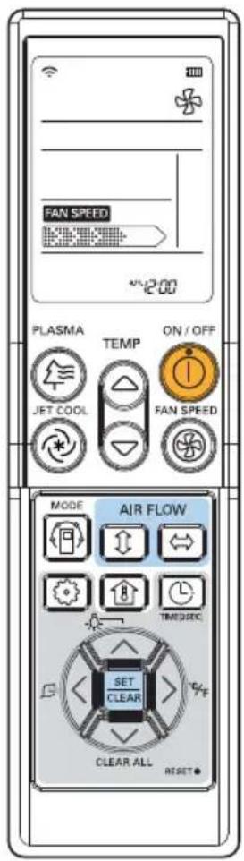 LG UV21H - Modo di uso ventilatore - 1