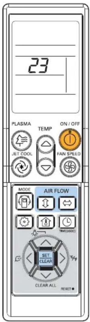 LG UV21H - Impostazioni per installatore - Impostazione indirizzo del controllo centrale - 1