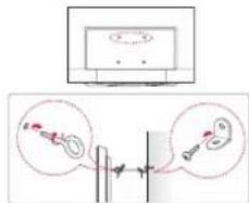 LG 55UF8517 - Securing the TV to a wall - 1