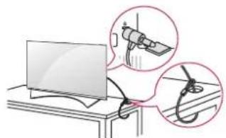 LG 55UF8517 - Utilisation du système de sécurité Kensington - 1