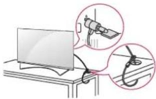 LG 55UF8517 - Utilizar o Sistema de segurarca Kensington - 1