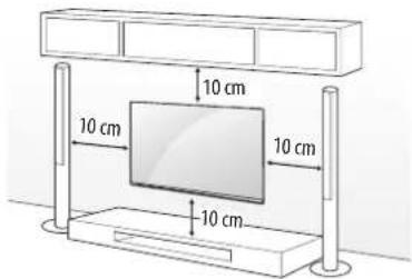 LG 55UF8517 - Pritrjevanje televizorja na steno - 1