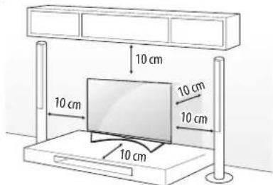 LG 55UF8517 - Op een tafelblad plaatsen - 1