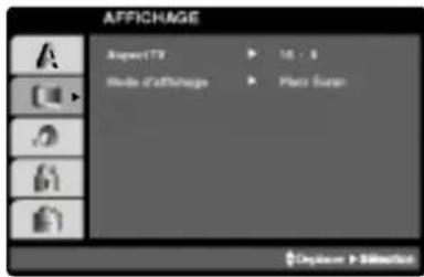 AFFICHAGE AspectCount 16 - 8 Mode d'affichage Plot Suran Options P-Silvatic