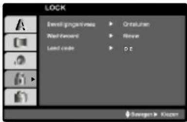 LG DV9902CE1M - LOCK (Jeugdbeschemingscontrole of Parental Control) - 1