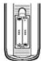 LG DV8600E1CH - Mise en place des piles de la télécommande - 1