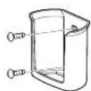 LG PM05SP - Nuotolinio valdymo pulto laikiklio sumontavimas - 1