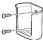 LG AC09BQ - Tālvadības pults statīva uzstādīsana - 1