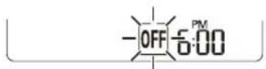 LG AM12BP - Setting the Off Timer - 1