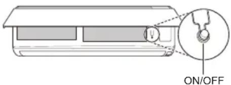 LG AM12BP - Utilisation de la climatisation sans télécommande - 2