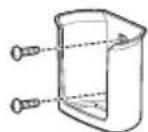 LG AC24BQ - Nuotolinio valdymo pulto laikiklio sumontavimas - 1