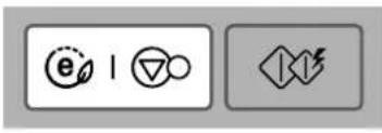 Two gray rectangular icons with copyright symbols: one with a leaf and number 1, the other with a document icon and arrow symbol.