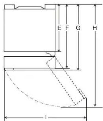 LG GBB61PZHZN - Dimensioner och marginaler - 3