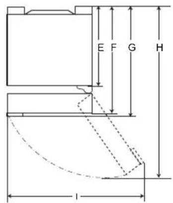 LG GBB61PZHZN - Mööttmed ja vahemaad - 3
