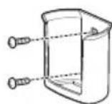 LG AP09RT - Nuotolinio valdymo pulto laikiklio sumontavimas - 1
