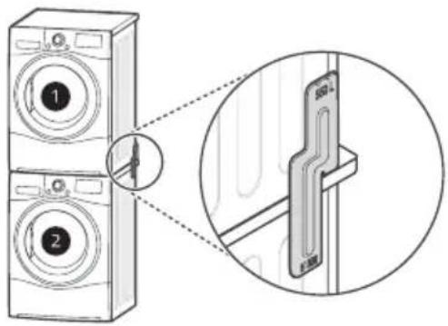 LG DV908IH2S - Kit per l'impilaggio - 1