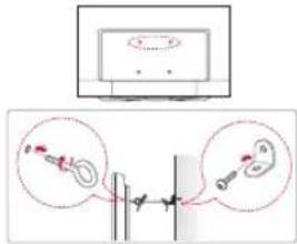 LG 49UF8007 - Fixation fiable de la TV au mur - 1