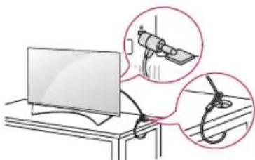LG 49UF8007 - Using the kensington security system - 1