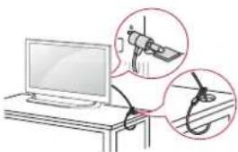 LG 43UF6807 - Utilisation du système de sécurité Kensington - 1