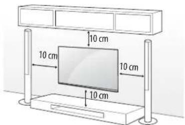 LG 43UF6807 - Fixation du support mural - 1
