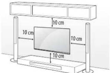 LG 43UF6807 - Aan een muur monteren - 1