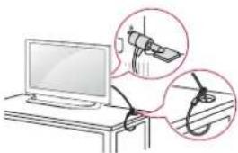 LG 43UF6807 - Verwendend des Kensington-Sicherheitssystems - 1