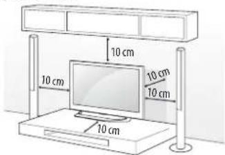 LG 43UF6807 - Installation sur une table - 1