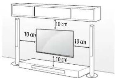 LG 43UF6807 - Montagem numa parede - 1