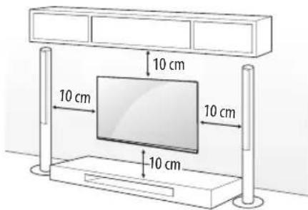 LG 55UF8007 - Aan een muur monteren - 1