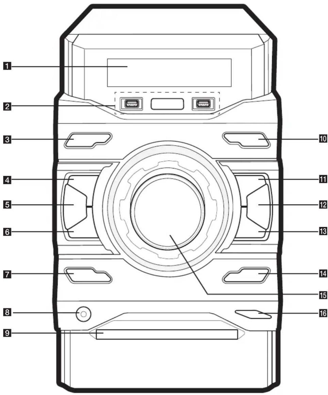 LG CM4560 - Mπροστινός πίνακας - 1