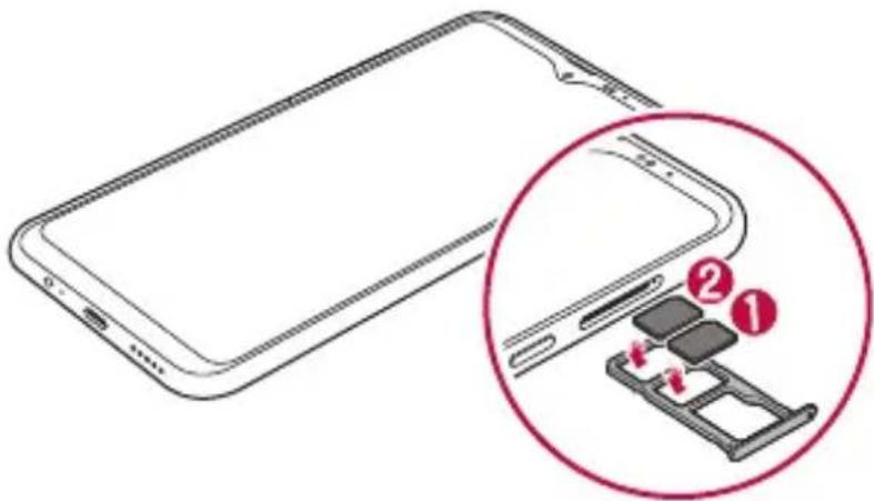 LG LMX540EMW - Instalación de la tarjeta SIM - 4