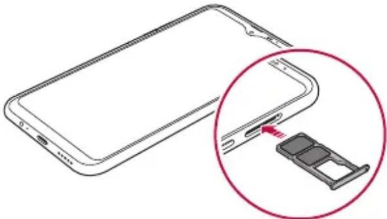 LG LMX540EMW - Wkładanie karty SIM - 5