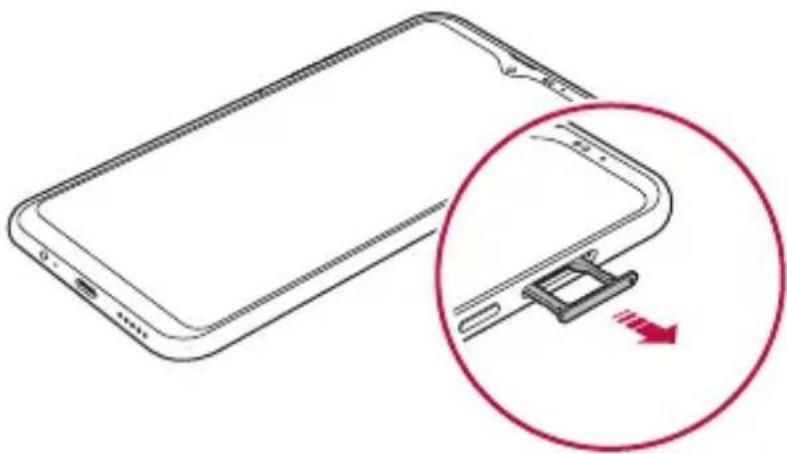 LG LMX540EMW - Instalación de la tarjeta SIM - 3