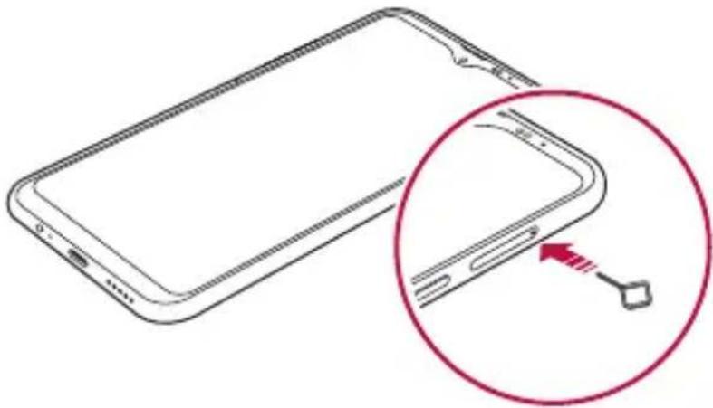 LG LMX540EMW - Installation de la carte SIM - 2