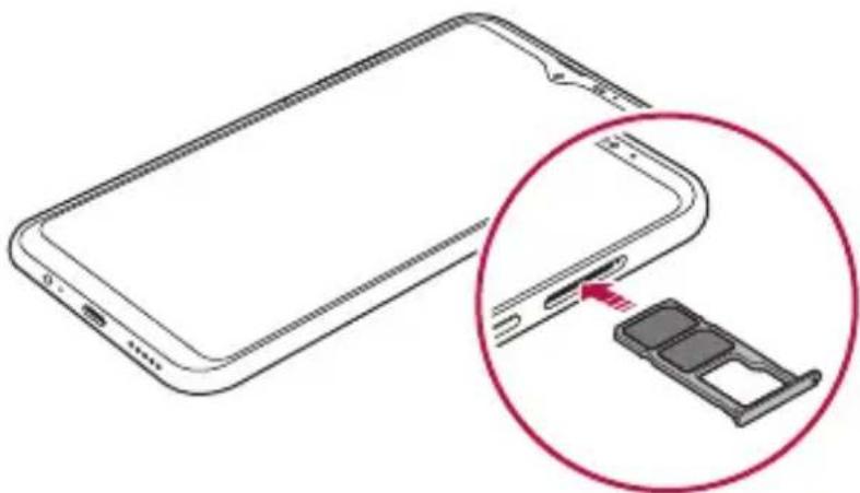LG LMX540EMW - Instalación de la tarjeta SIM - 5