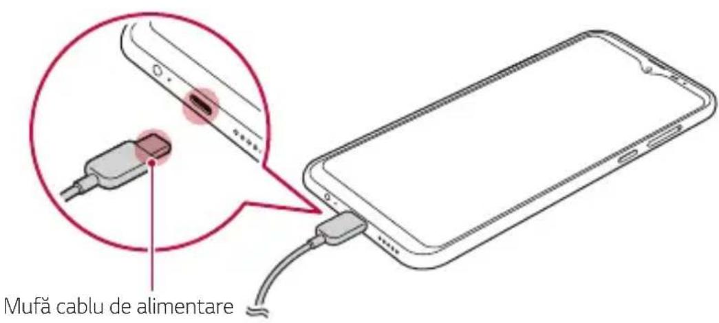 LG LMX540EMW - Încărcarea bateriei - 1