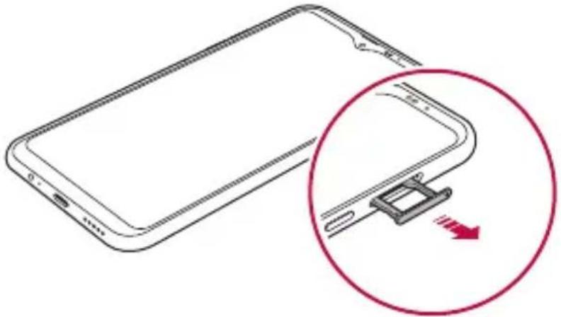 LG LMX540EMW - Instalarea cartelei SIM - 3