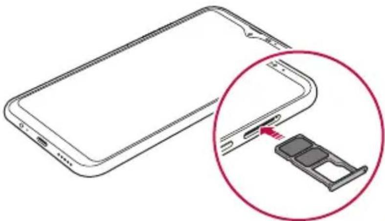 LG LMX540EMW - Installation de la carte SIM - 4