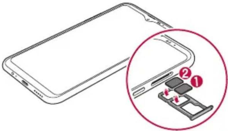 LG LMX540EMW - Instalarea cartelei SIM - 4