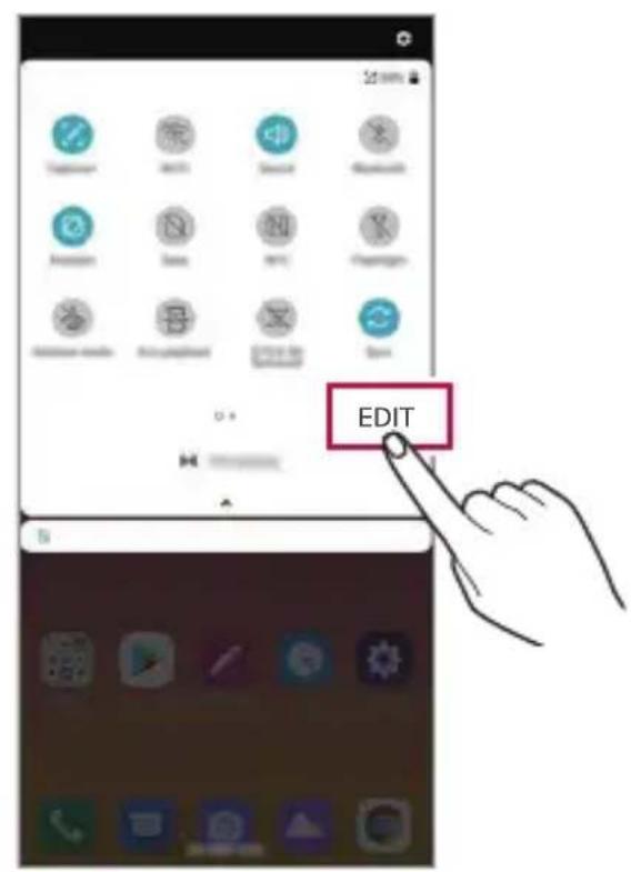 LG LMX540EMW - Notifications panel - 3