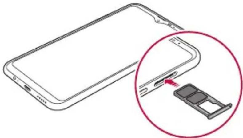 LG LMX540EMW - Installing the SIM card - 5