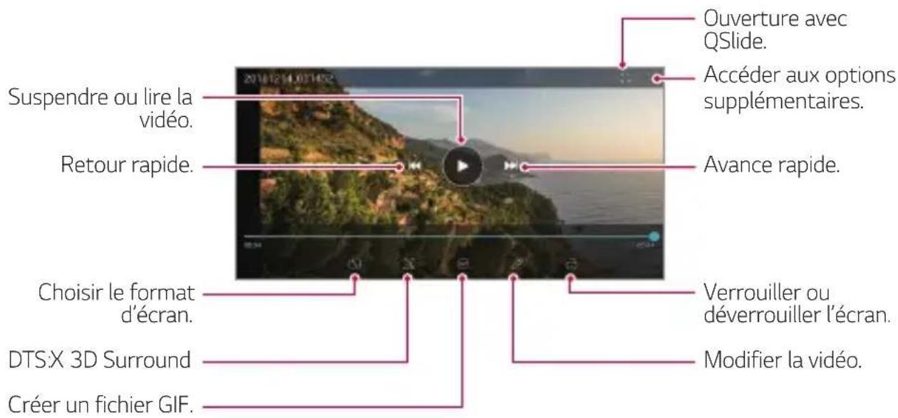 LG LMX540EMW - Lecture d'une vidéo - 1