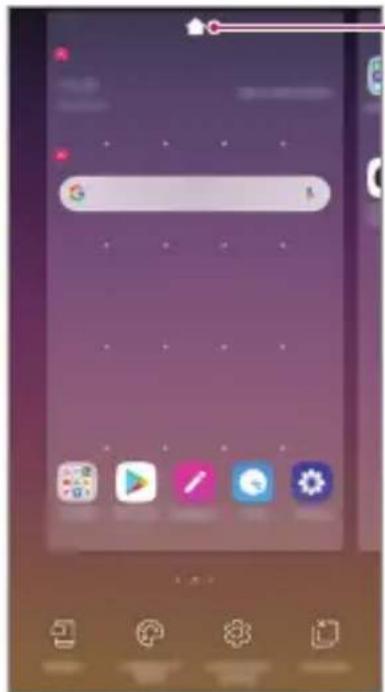 LG LMX540EMW - Edytowanie ekranu głównego - 1
