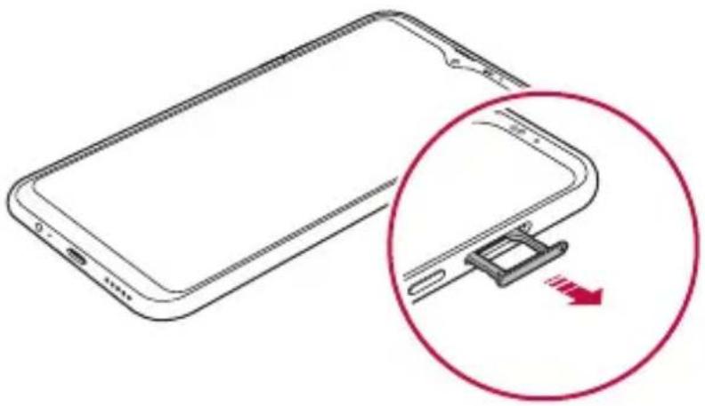 LG LMX540EMW - Installing the SIM card - 3
