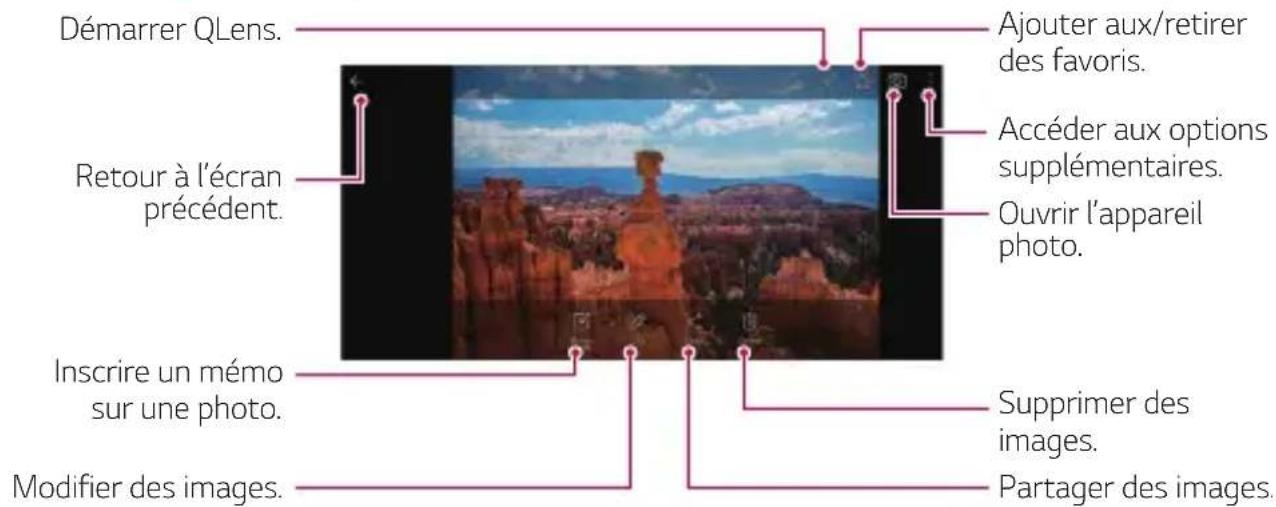 LG LMX430EMW - Affichage des photos - 1
