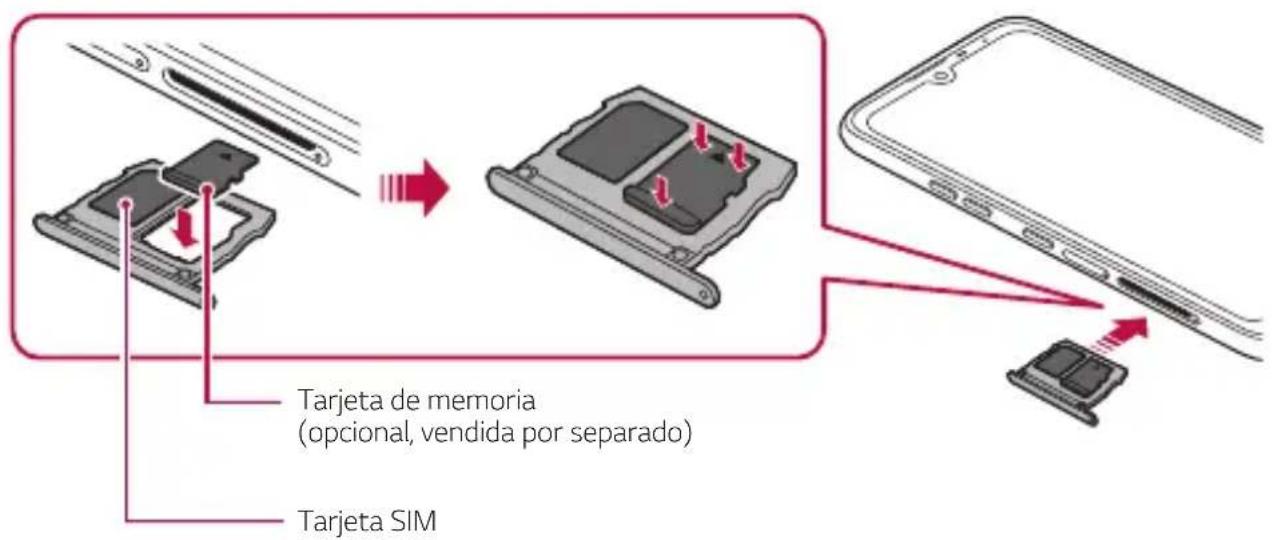 LG LMX430EMW - Inserción de la tarjeta de memoria - 1