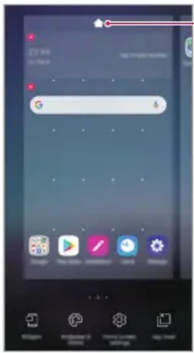 LG LMX430EMW - Edición de la pantalla inicio - 1