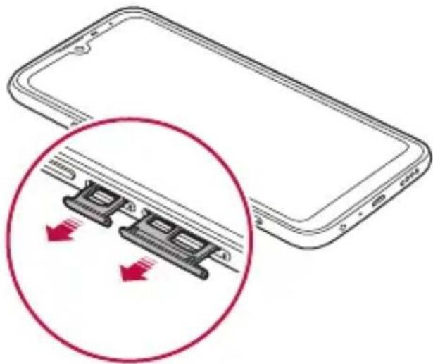 LG LMX430EMW - Wkładanie karty SIM - 3