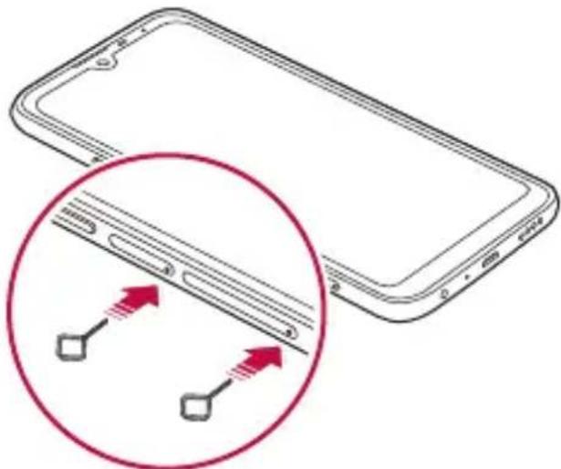 LG LMX430EMW - Installation de la carte SIM - 2