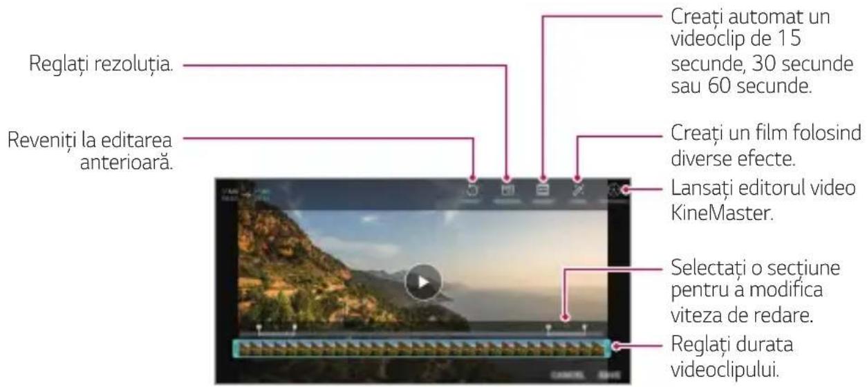 LG LMX430EMW - Editarea videoclipurilor - 1